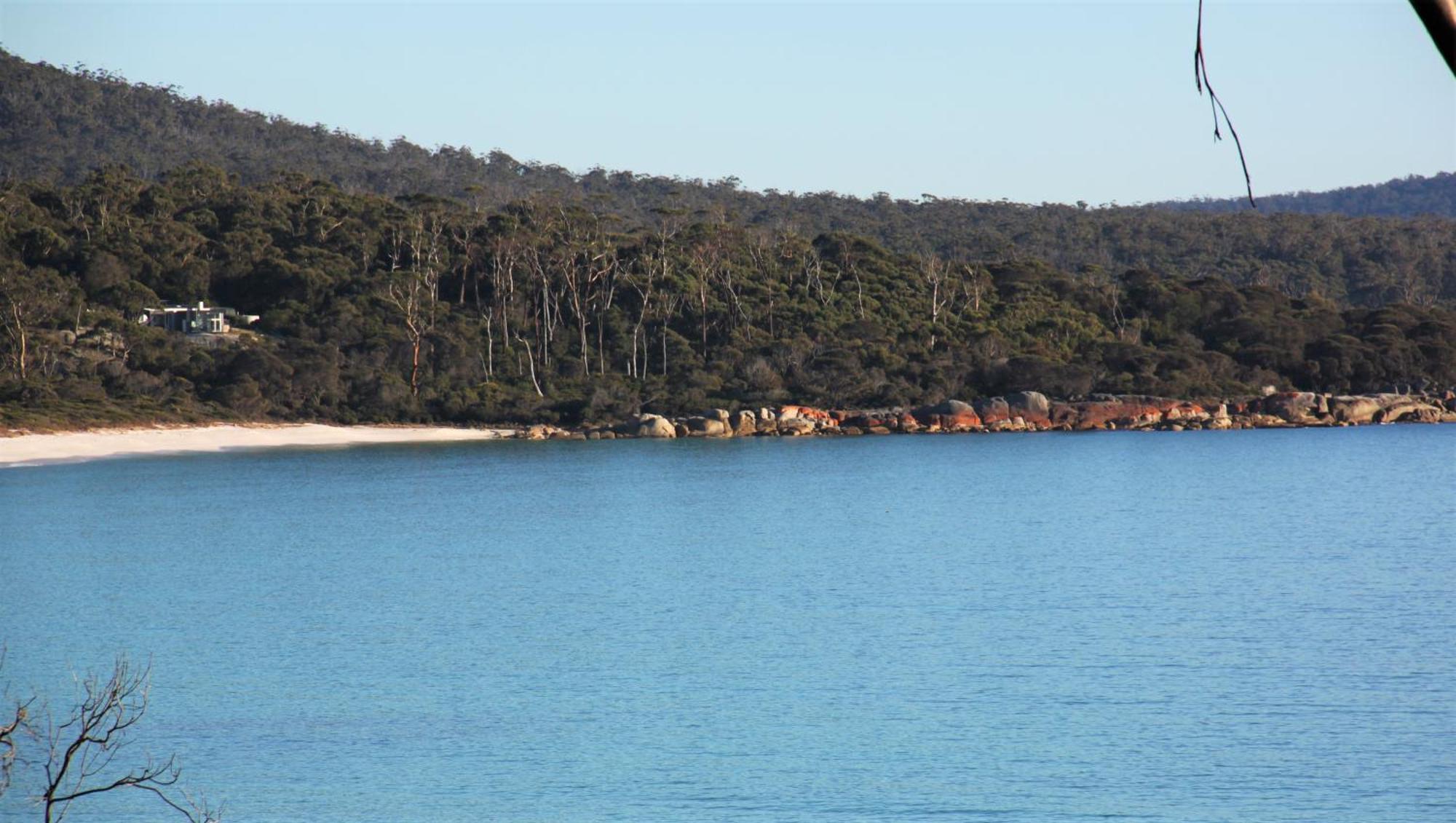 Kingfisher Cottage Beachfront At The Binalong Bay Esterno foto